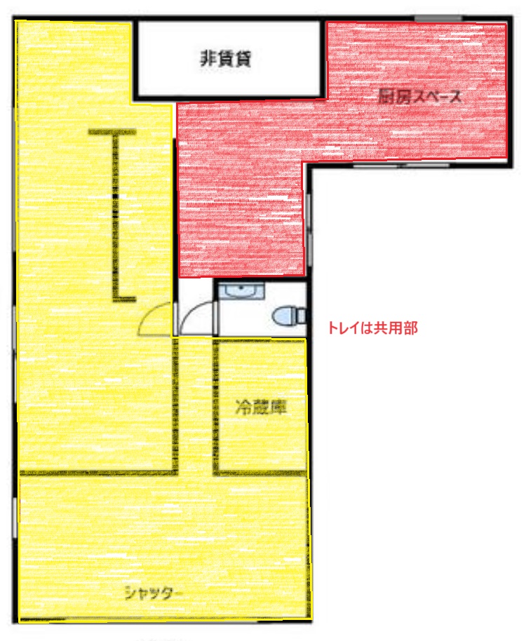 西大島駅徒歩16分。砂町銀座通り商店街の１階！